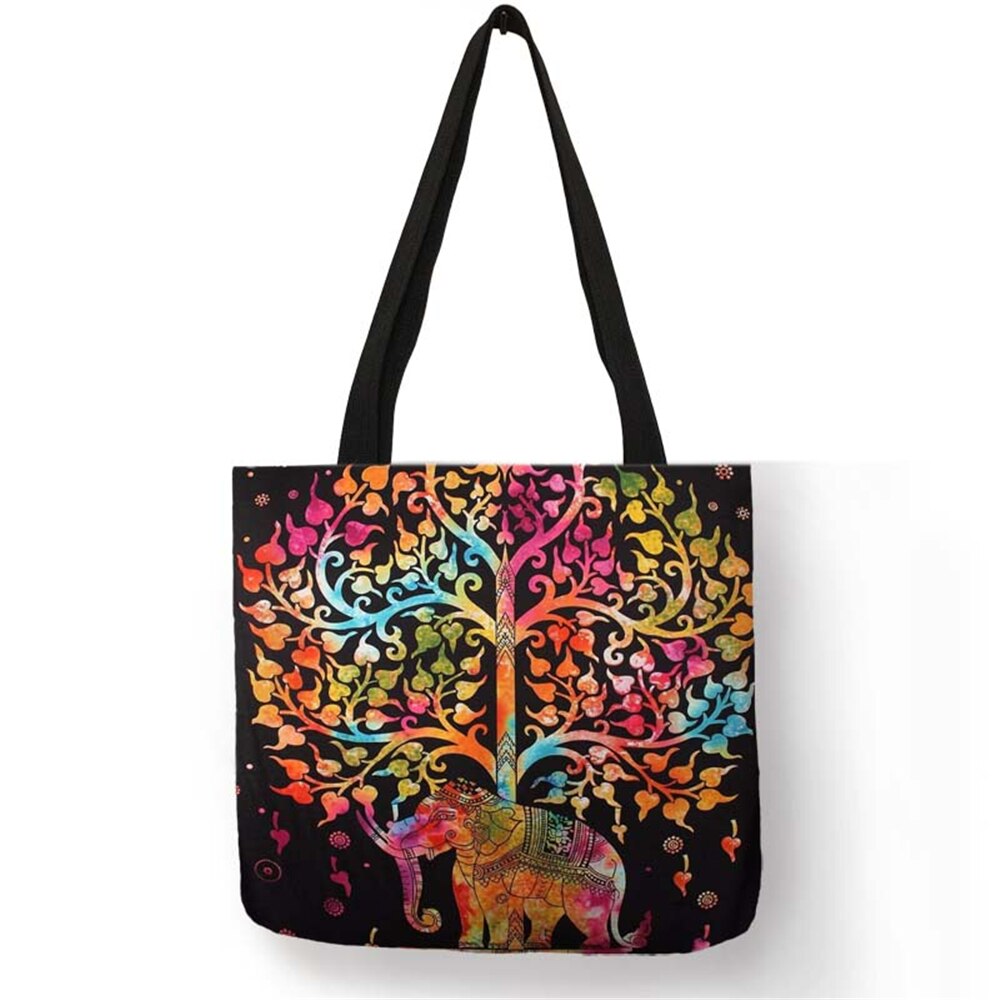 Elephant mandala arbre multi couleurs