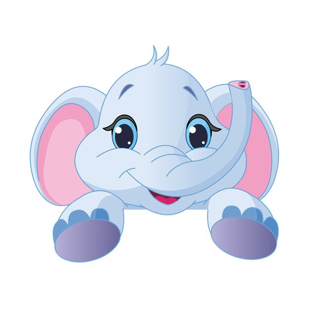 Sticker elephanteau
