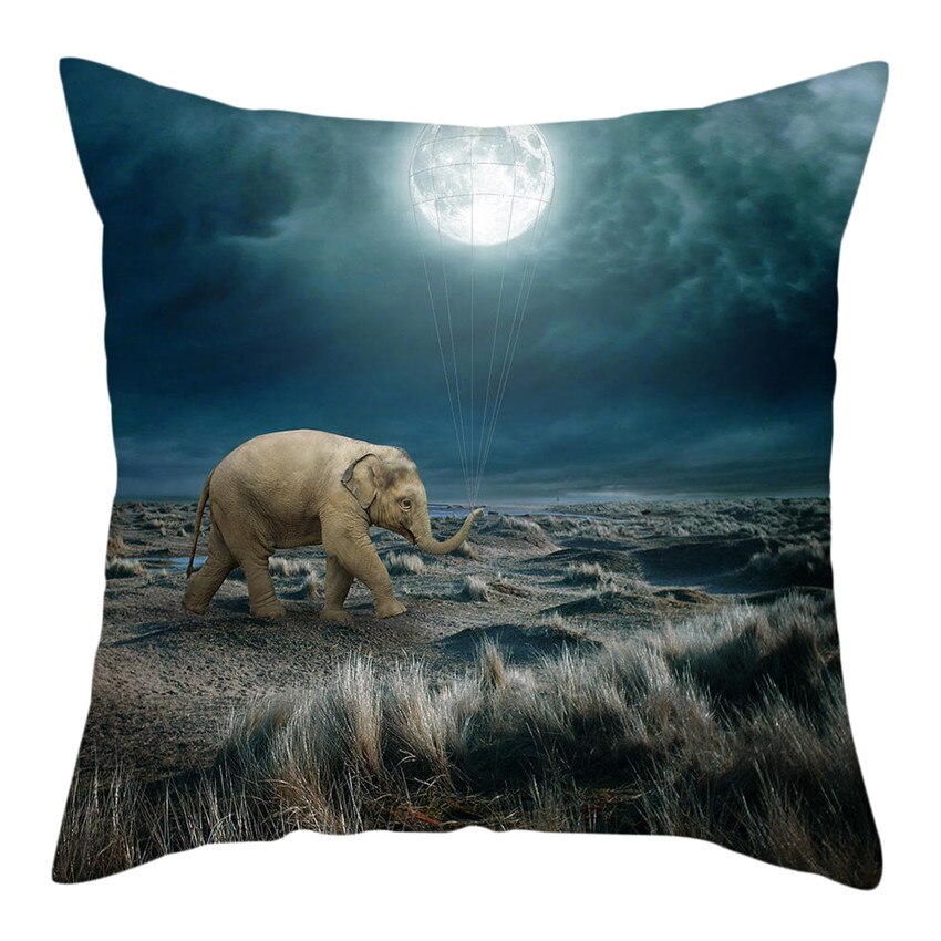 Housse de protection jeune elephant sous la Lune