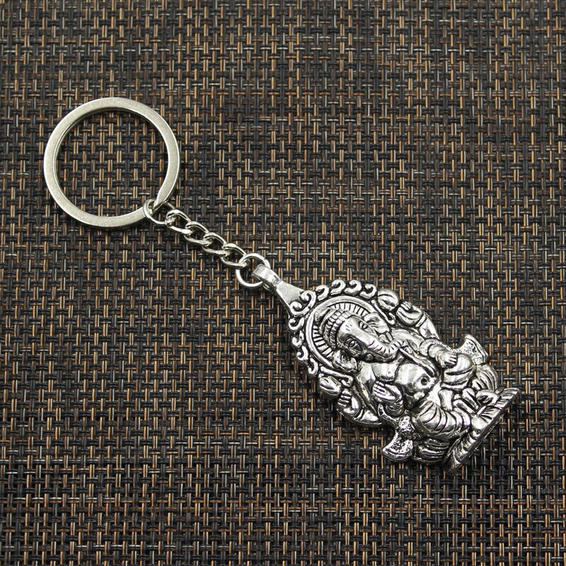 Porte-clé éléphant Ganesh