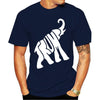 T-shirt Donald Trump elephant couleur bleu marine gamme hommes