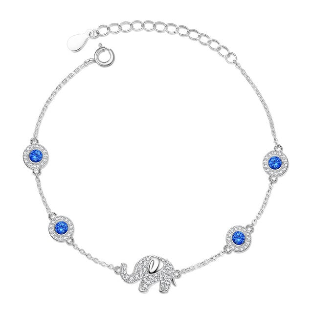 Bracelet éléphant en argent sorti de sa boite