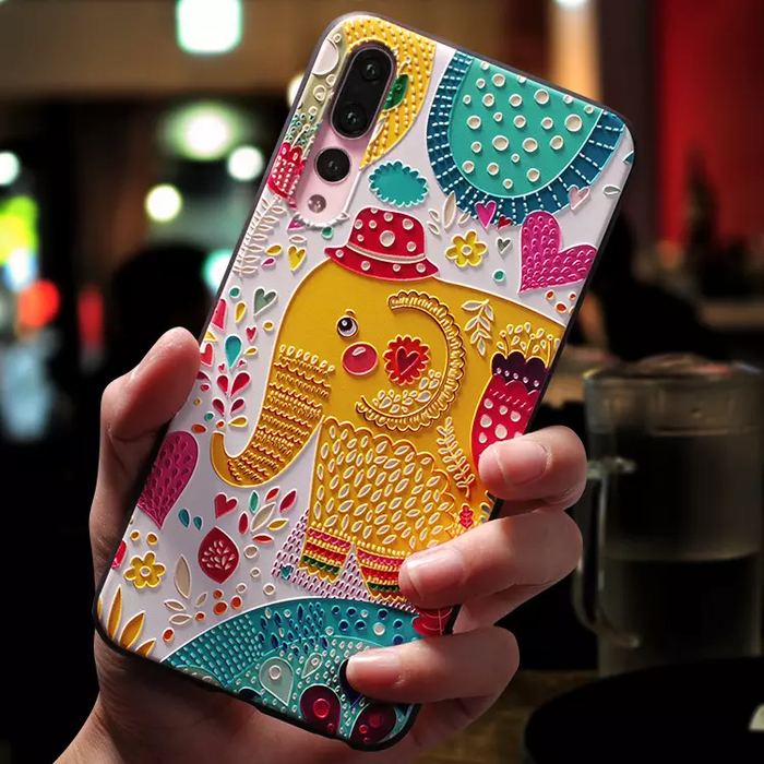 Protegez votre telephone des impacts avec cette coque elephant relief