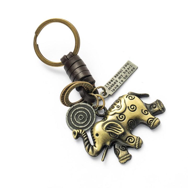 Porte-cle elephant vintage