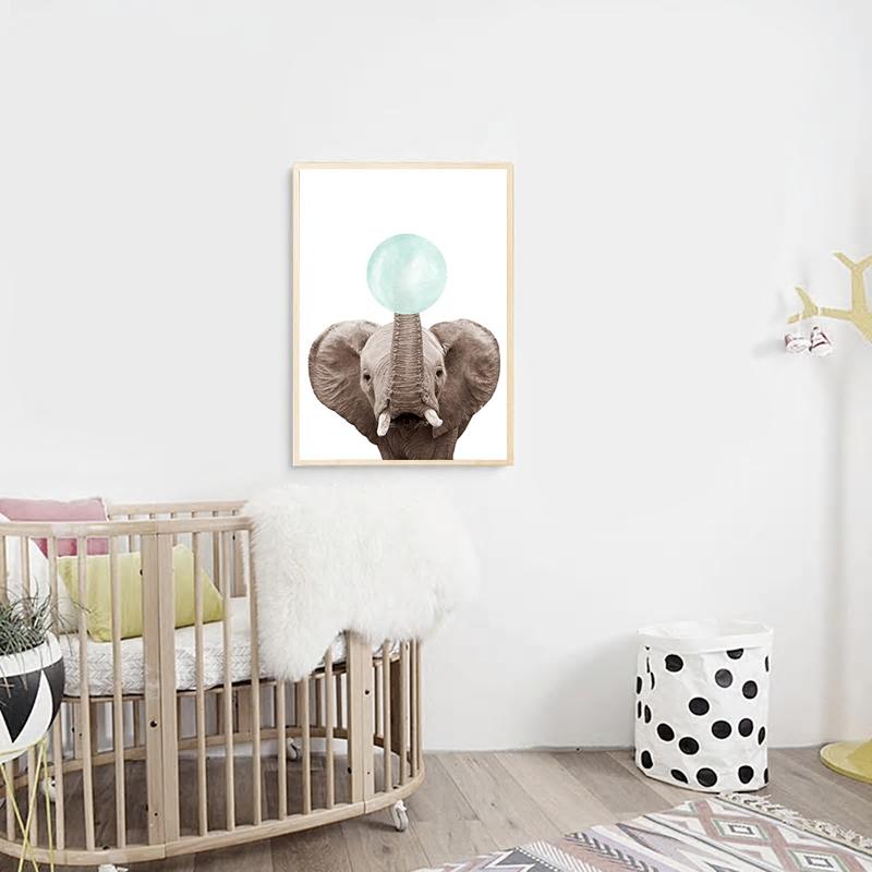 Poster bébé elephant