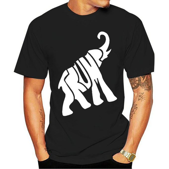 T-shirt Donald Trump elephant couleur noire - hommes