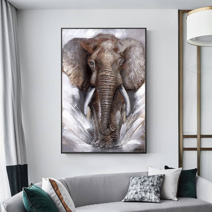 Tableau deco elephant