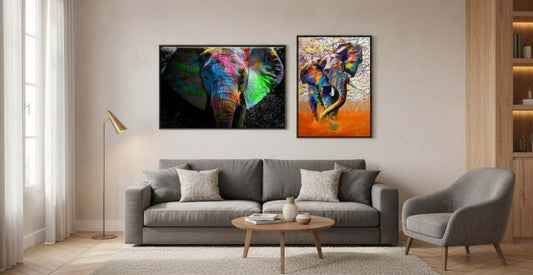 Améliorez votre décoration intérieure avec les tableaux éléphants !