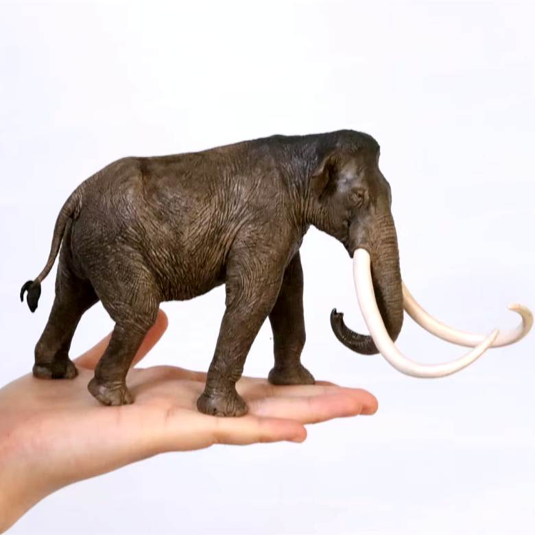 Représentation artistique de Mammuthus columbi au style élégant et intemporel