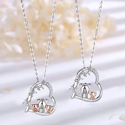 Un cadeau unique en metal precieux pour les amoureux des elephants et des colliers