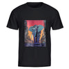 T-shirt noir - Éléphant cyberpunk désincarné