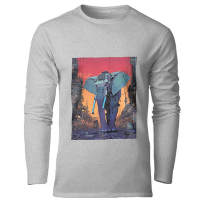 Design futuriste t-shirt cyberpunk jeu, gris.