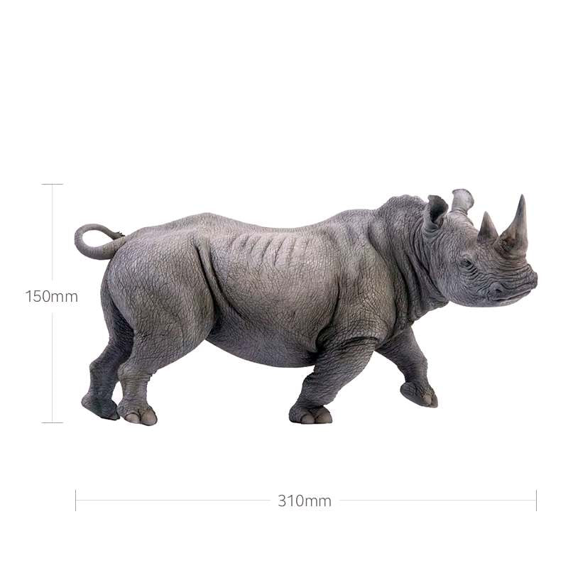 Dimensions de la figurine, montrant la silhouette robuste et massive du géant blanc.