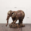 Statue éléphant steampunk de grande taille, ajoutant une touche audacieuse à votre décoration