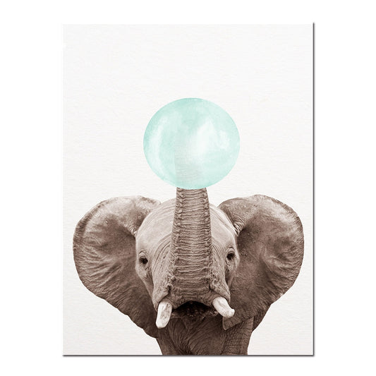 Poster bébé éléphant