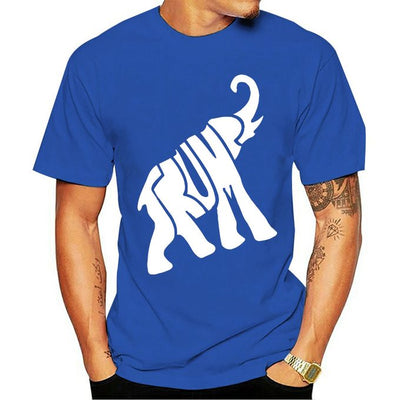 T-shirt Donald Trump elephant couleur bleu - hommes