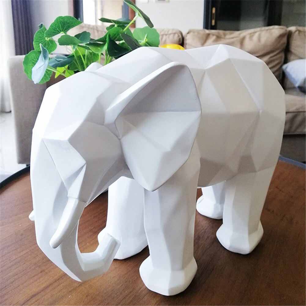 Statue elephant blanc