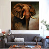Peinture elephant d'Afrique
