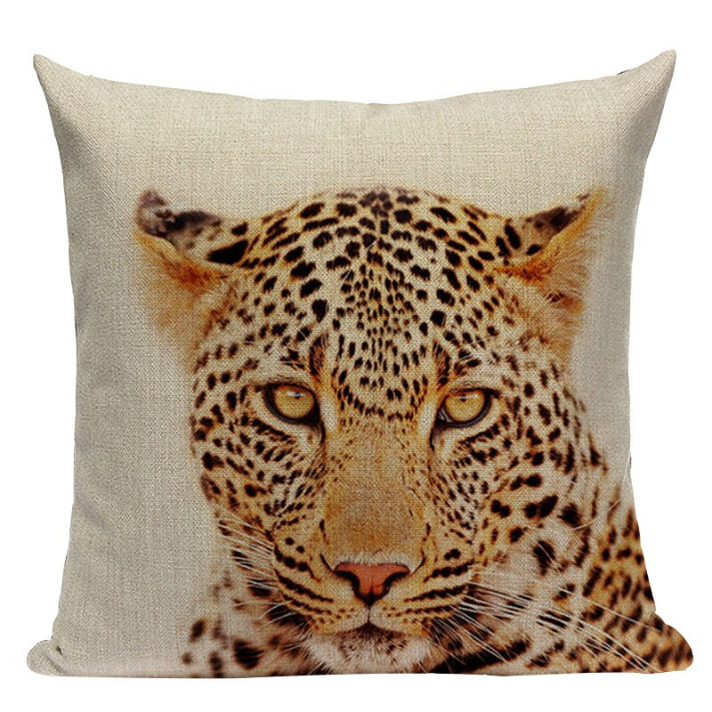 Housse de coussin leopard