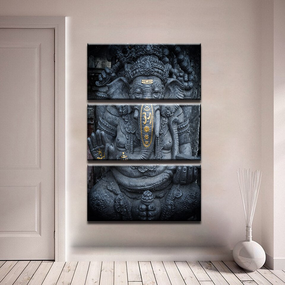 Tableaux triptyques Ganesh