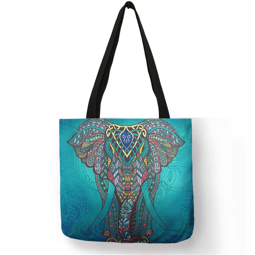 Elephant mandala turquoise