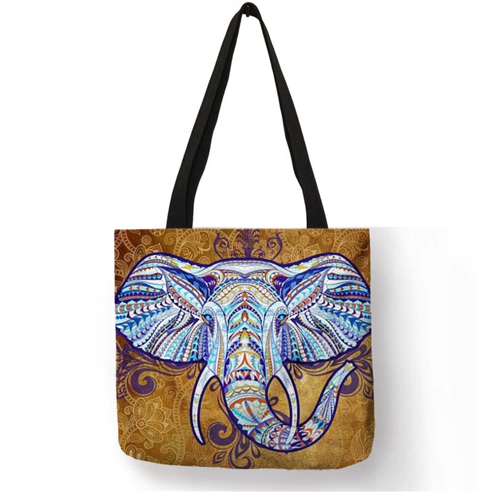 Elephant mandala jaune