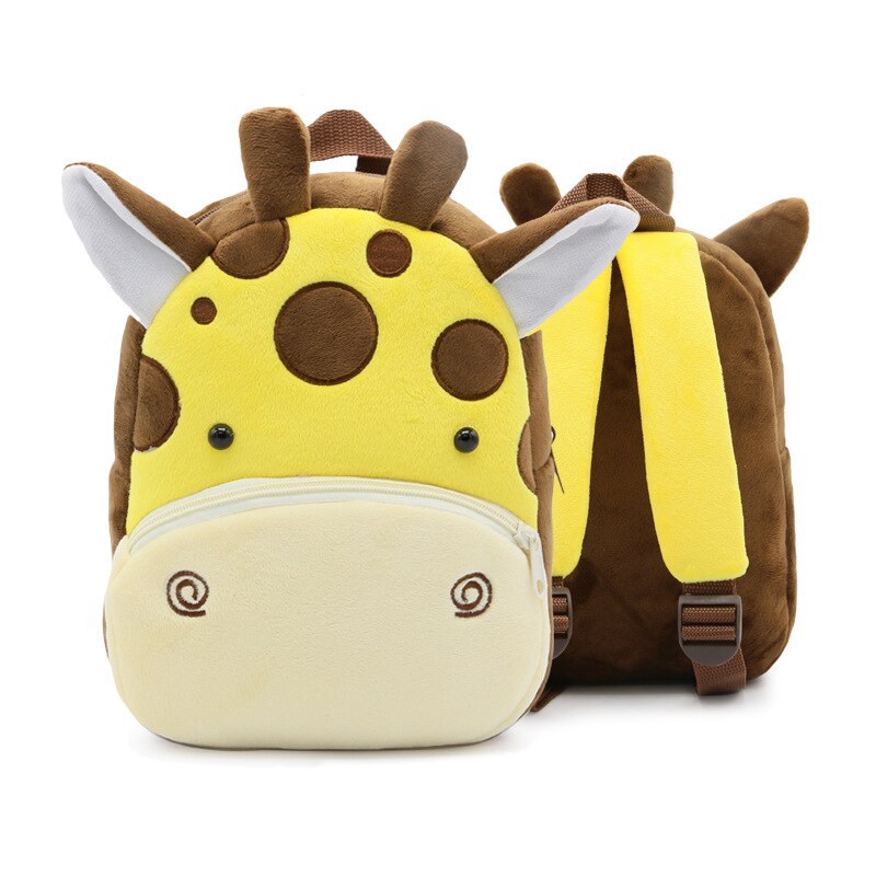 Cartable girafe peluche