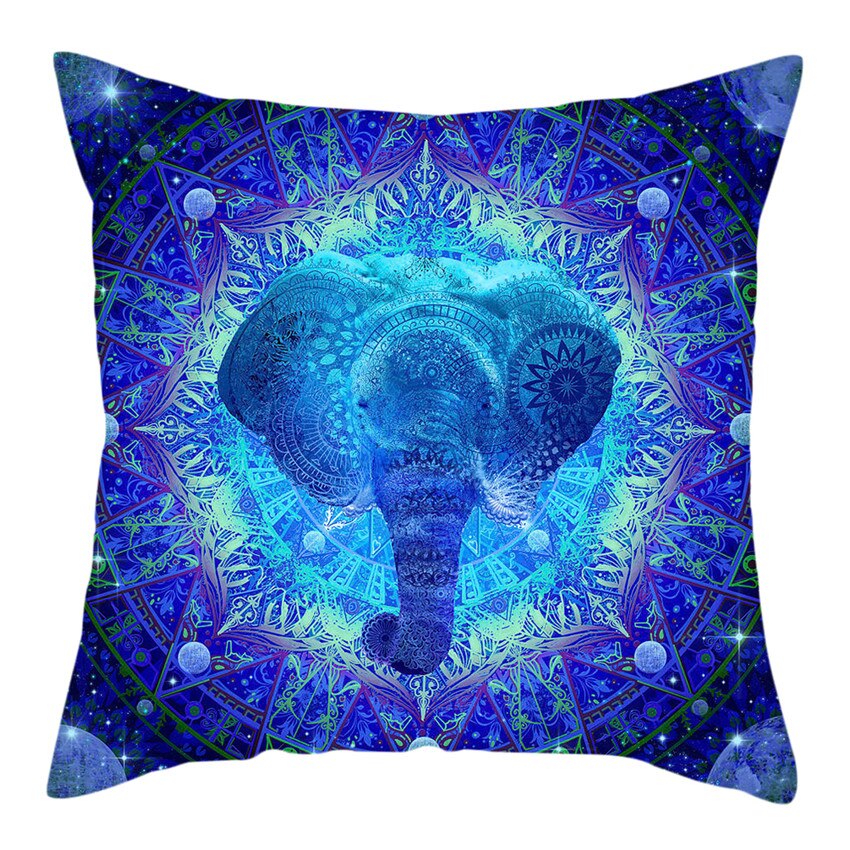 Housse de protection aux motifs elephant mandala