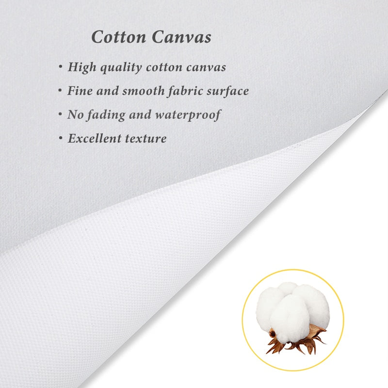 Canvas en coton, waterproof et protection des couleurs dans le temps