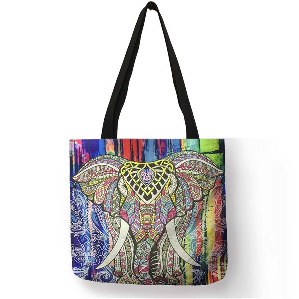 Elephant mandala couleurs multiples