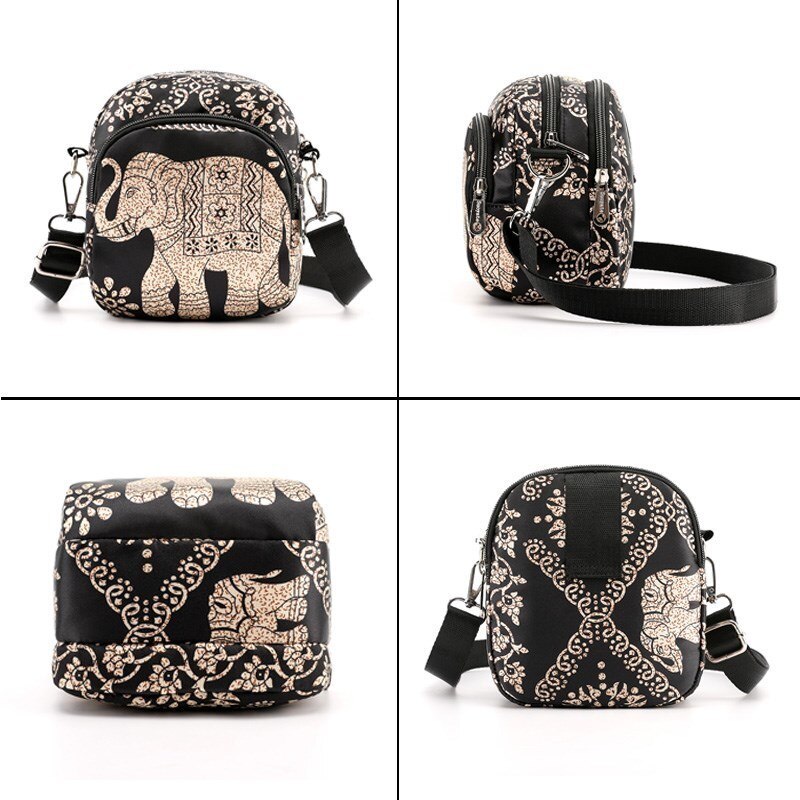 Mini sac a bandouliere elephant sous les quatre angles