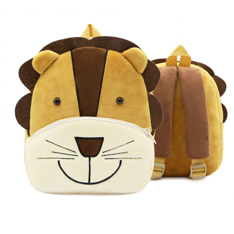 Cartable lion peluche