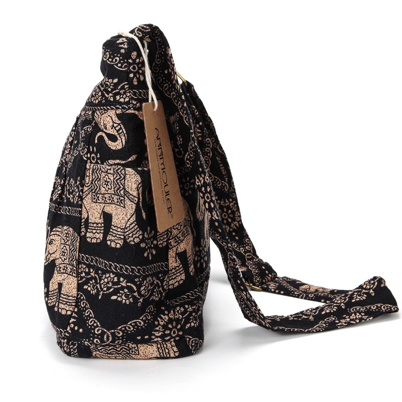 Sac besace elephant de profil