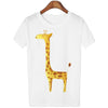 T-shirt girafe stylisee