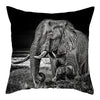 Housse de protection, impression de photo elephant en noir et blanc