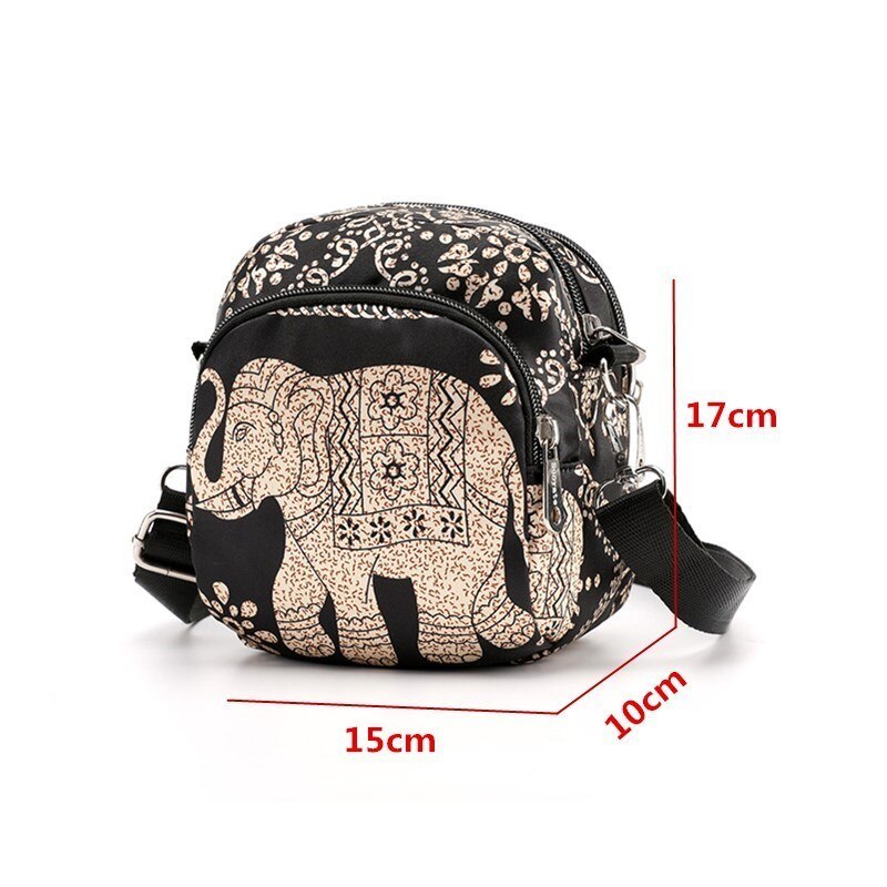 Dimensions du sac a bandouliere elephant