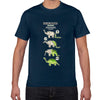 T-shirt Serpent + éléphant = dinosaure