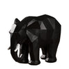 Statue elephant noir