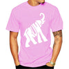T-shirt Donald Trump elephant couleur rose - hommes