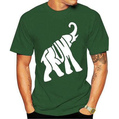 T-shirt Donald Trump elephant couleur vert - hommes
