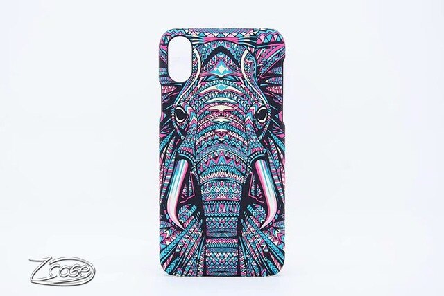 Coque de protection Samsung éléphant multicolore