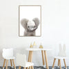 Affiche bebe elephant dans une chambre d'enfants