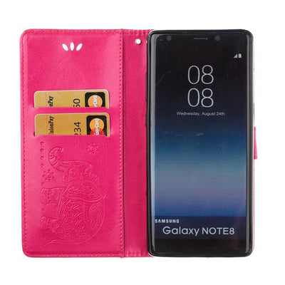 Inserez vos cartes de debit - Etui Samsung elephant mandala rose