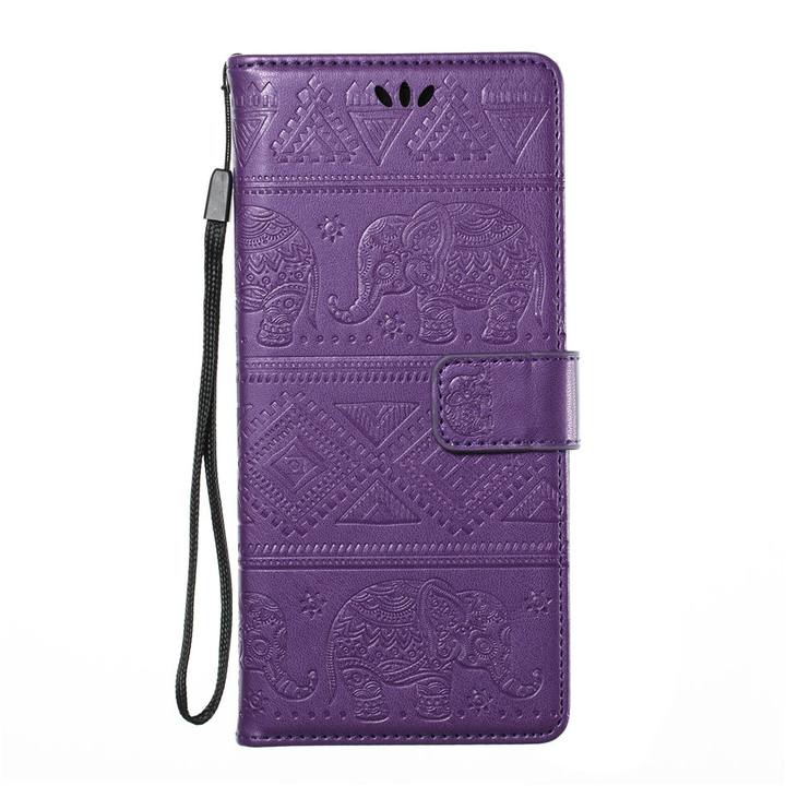 Etui de protection Samsung elephant mandala violet