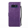 Etui de protection Samsung elephant mandala violet vue arriere