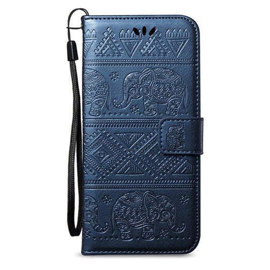 Etui de protection Huawei elephant mandala bleu