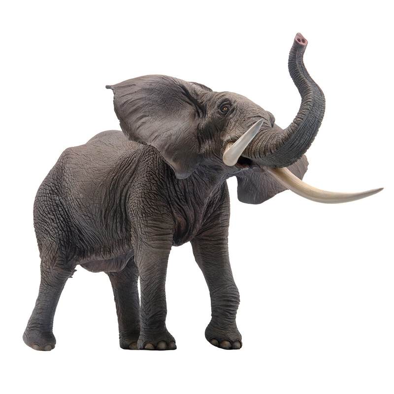 Figurine éléphant d'Afrique en plastique (Esprit Éléphant ®)
