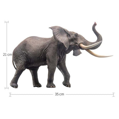 Dimensions de la figurine éléphant africain