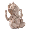 Statuette Ganesha en pierre, vue de 3/4 de face