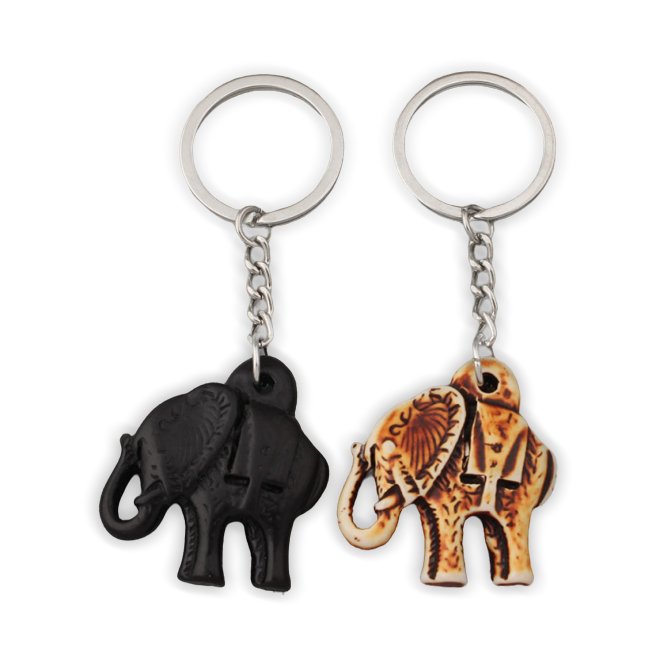 Porte-cle elephant tribal